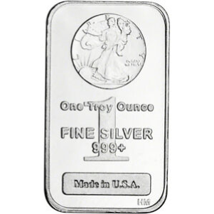 Silver Liberty Highland Mint Bar - 1 oz
